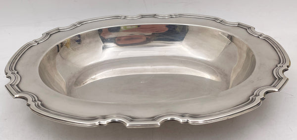 Tiffany & Co. Sterling Silver Dinner Suite with Bowls and Platters in the Hampton Pattern