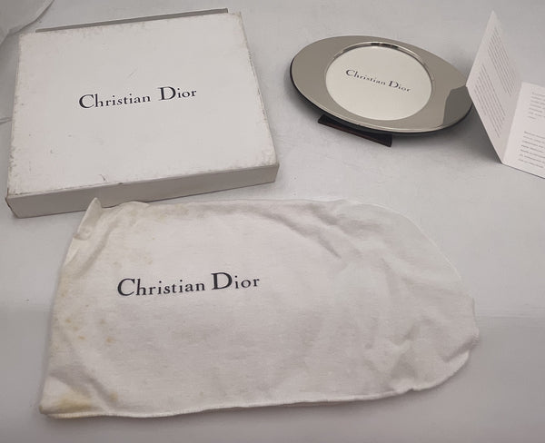 Christian Dior Italian Sterling Silver Frame in Mid-Century Modern Style with Box & Papers 30% OFF Mother's Day Sale!