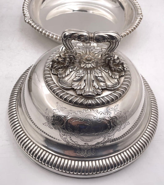 Pair of Paul Storr 1809 Georgian Sterling Silver Tureens / Covered Vegetables