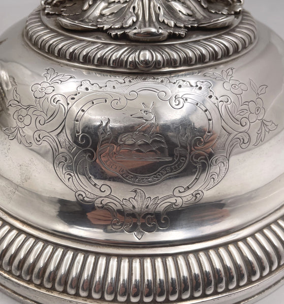 Pair of Paul Storr 1809 Georgian Sterling Silver Tureens / Covered Vegetables