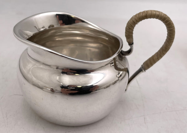 Michelsen Danish 4-Piece Sterling Silver Tea & Coffee Set in Art Deco Style