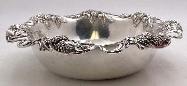 Tiffany & Co. Sterling Silver 1904 Blackberry Bowl in Art Nouveau Style