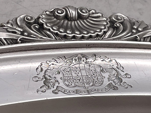 W.  Bateman English 1816 Georgian Sterling Silver Platter Tray