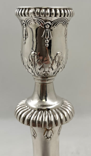 Tiffany & Co. Sterling Silver Candlestick with Natural Motifs