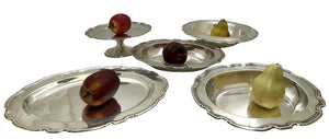 Tiffany & Co. Sterling Silver Dinner Suite with Bowls and Platters in the Hampton Pattern