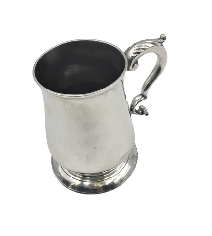 J. Kelly English 1788 Georgian Sterling Silver Tankard Mug